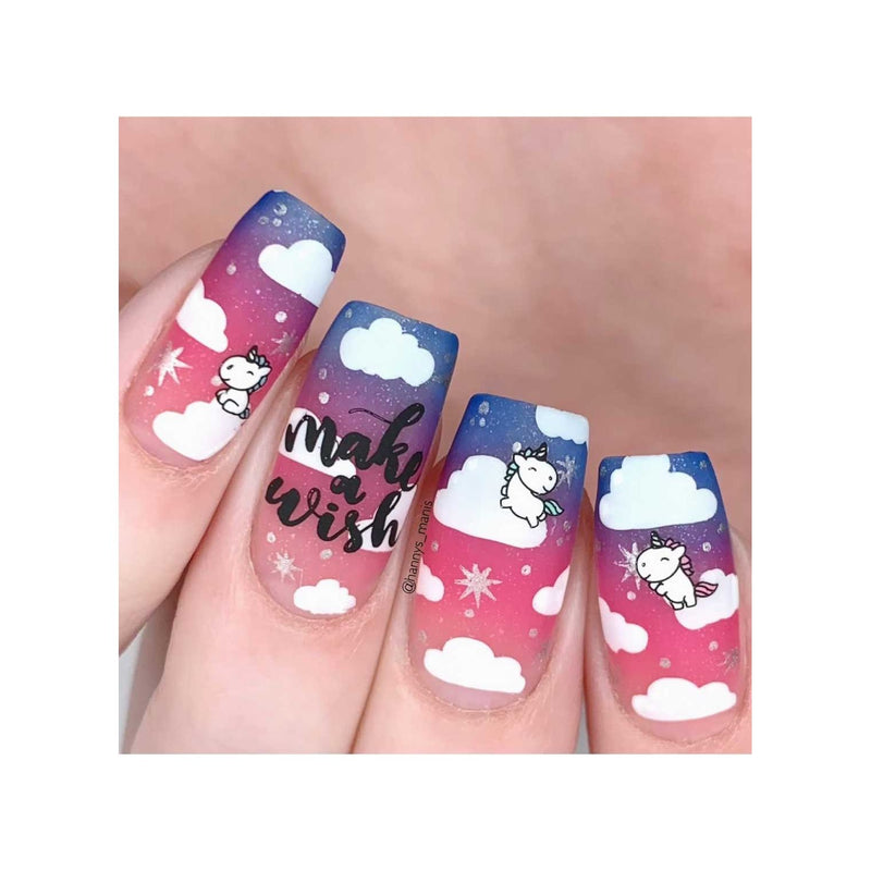 UberChic Beauty Unicorn Love-02 Stamping Plate