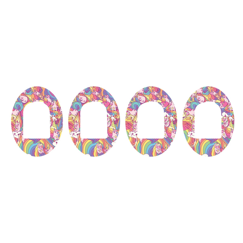 Peelz Unicorn Swirls Pod Patch Tape - Pump Peelz Patch Medical Tape