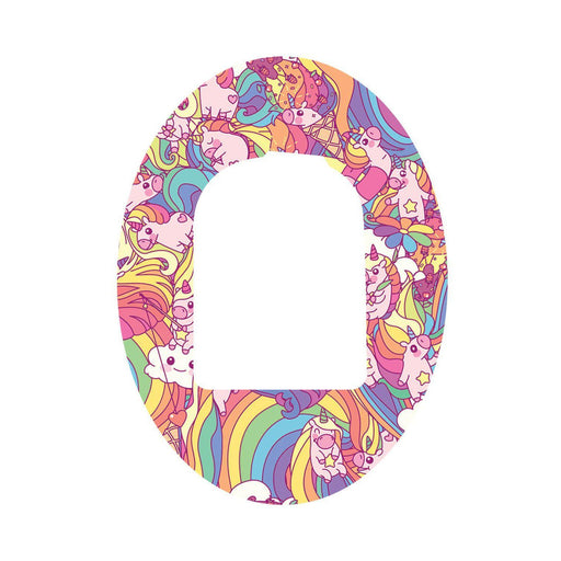 Peelz Unicorn Swirls Pod Patch Tape - Pump Peelz Patch Medical Tape