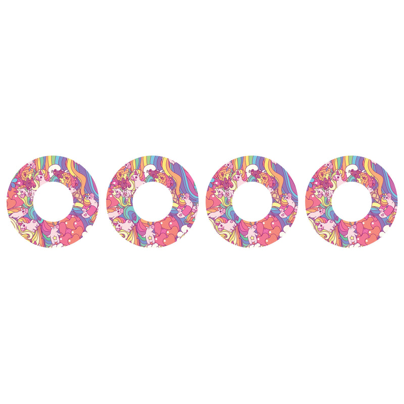 Peelz Unicorn Swirls Patch  Tape Designed for the FreeStyle Libre 2 Patch Medical Tape