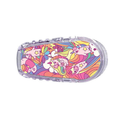 Peelz Unicorn Swirls Sticker Designed for the DEXCOM Transmitter Peelz/Stickers
