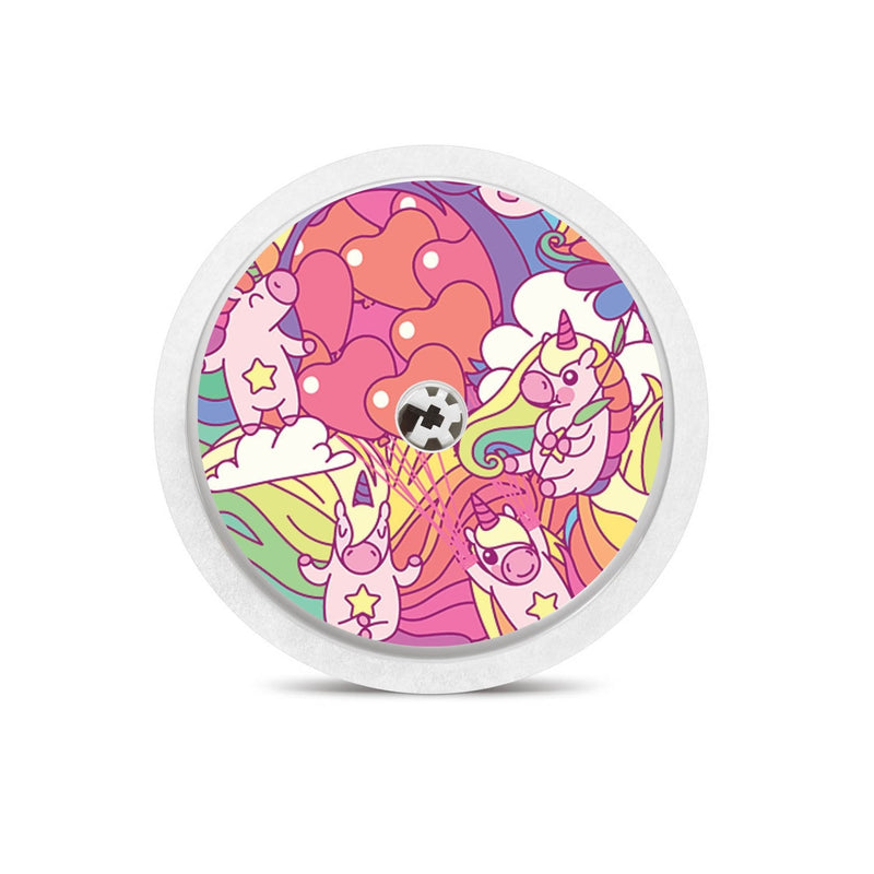 Peelz Unicorn Swirls for Freestyle Libre 2 Peelz/Stickers