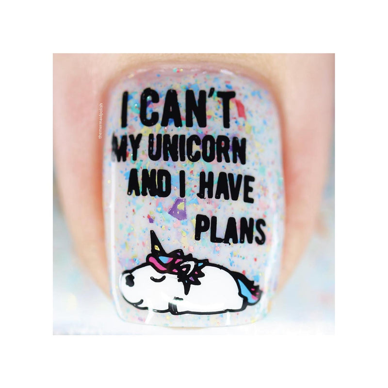 UberChic Beauty Unicorn Love-02 Stamping Plate