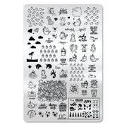 UberChic Beauty Unicorn Love-02 Stamping Plate