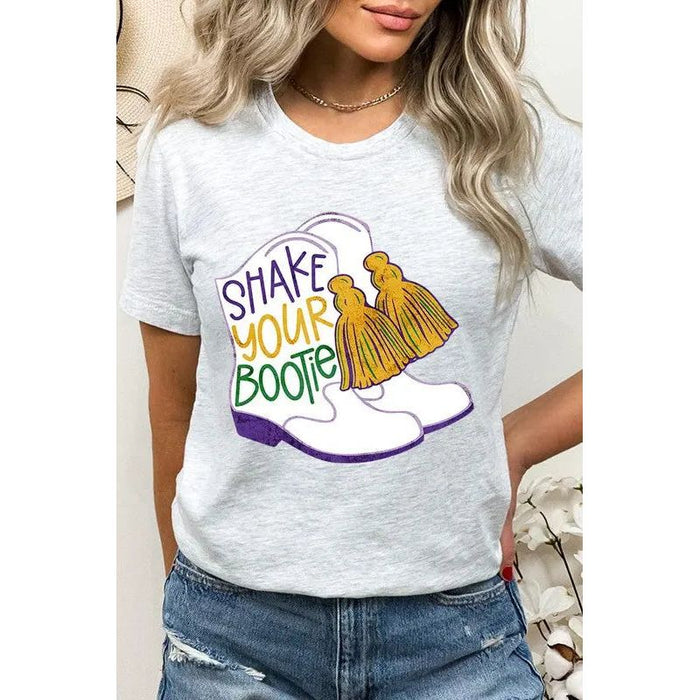 Unisex Shake Your Bootie Print T-Shirt