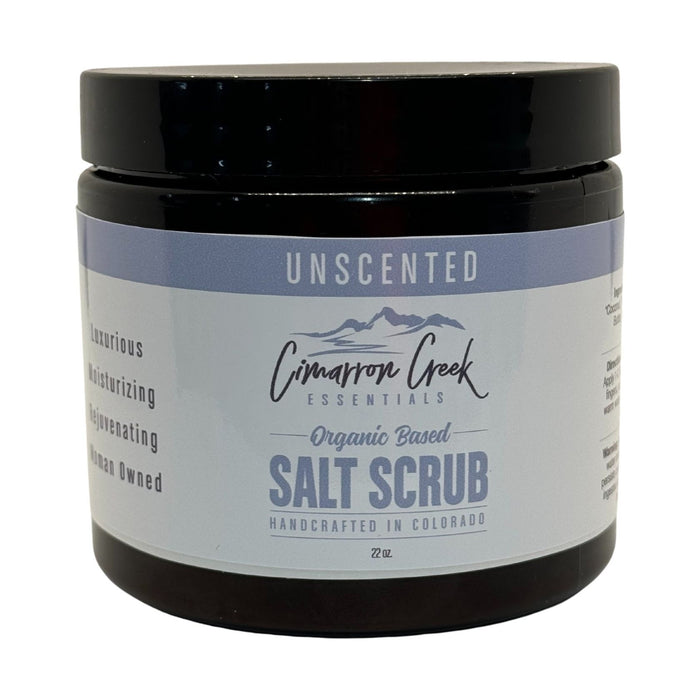 Unscented Organic Salt Scrub