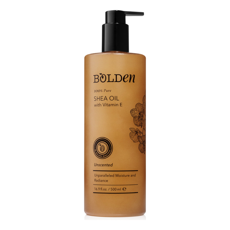 Boldenusa.com Unscented Shea Butter Oil | Pure African Shea Butter Body Oil | 16.9 Fl Oz Shea Oil