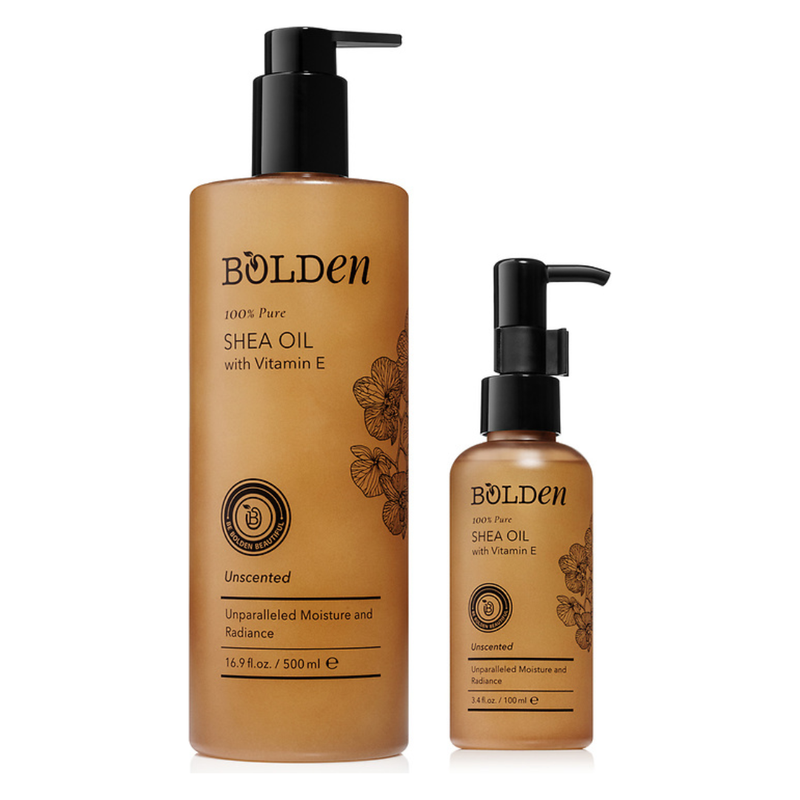 Boldenusa.com Unscented Shea Butter Oil | Pure African Shea Butter Body Oil | 16.9 Fl Oz Shea Oil