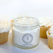 Clara & Fritz Tallow Shop Unscented Whipped Tallow Balm Lotion & Moisturizer