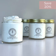 Clara & Fritz Tallow Shop Unscented Whipped Tallow Balm Lotion & Moisturizer
