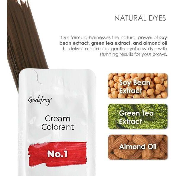 Stirling Soap Co Instant Eyebrow Tint | Natural Eyebrow Tinting Kit by Godefroy Eyebrow Tint