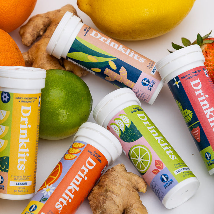 Drinklits Hydration + Immunity Bundle: Tablets in 5 Flavors Hydration Electrolyte Tablets