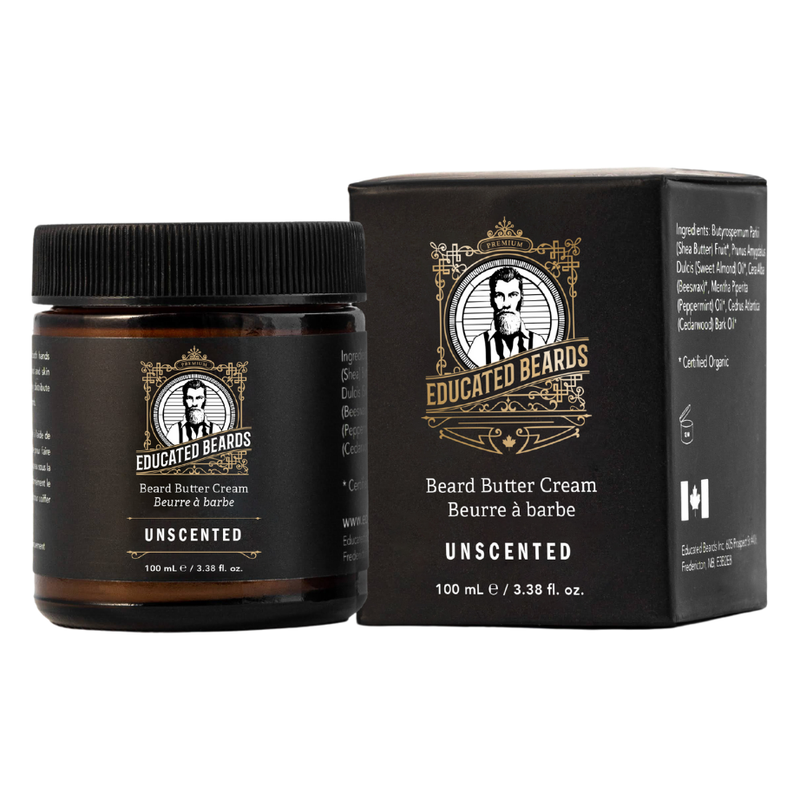 Educated Beards Educated Beards Unscented Beard Butter Cream 100ml Beard Butter Cream