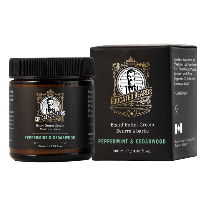 Educated Beards Peppermint & Cedarwood Beard Butter Cream 100ml