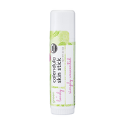 Green + Lovely Simply Unscented Calendula Skin Stick - Organic Lotion Stick - Travel Size