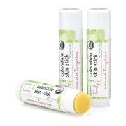 Green + Lovely Summer Tangerine Calendula Skin Stick - Organic Lotion Moisture Stick - Travel Size