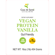 casa de sante Elemental Vegan Protein Powder | Low FODMAP Plant-Based Nutrition Support Digestive Support Supplements