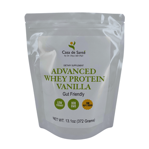 casa de sante Elemental Whey WPI Protein Powder + Digestive Enzymes (Vanilla) | Low FODMAP & GLP-1 Gut-Gentle Muscle Support Digestive Support Supplements