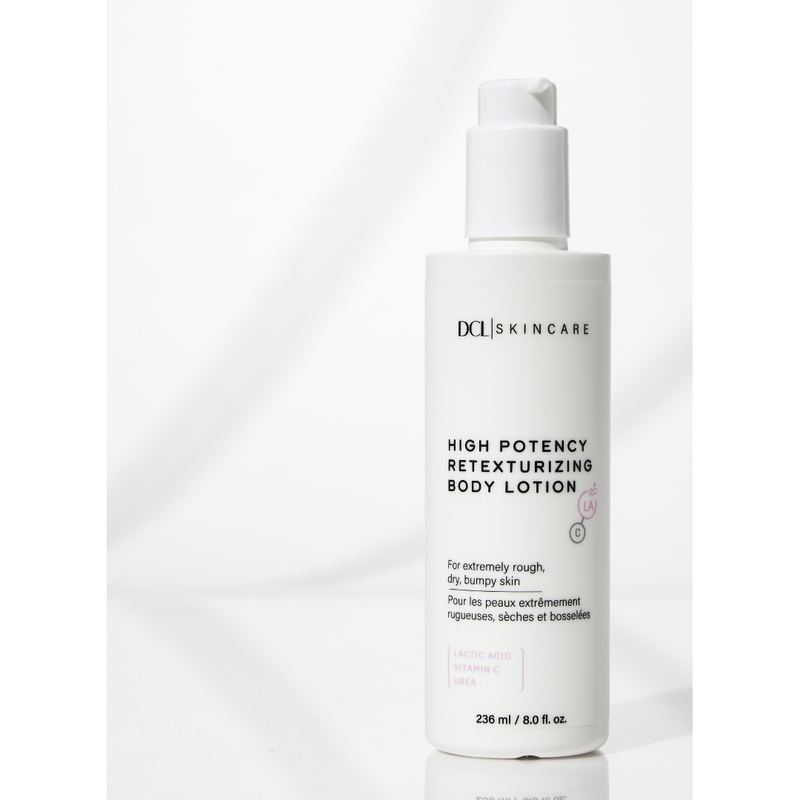 DCL Skincare High Potency Retexturizing Body Lotion Bottle