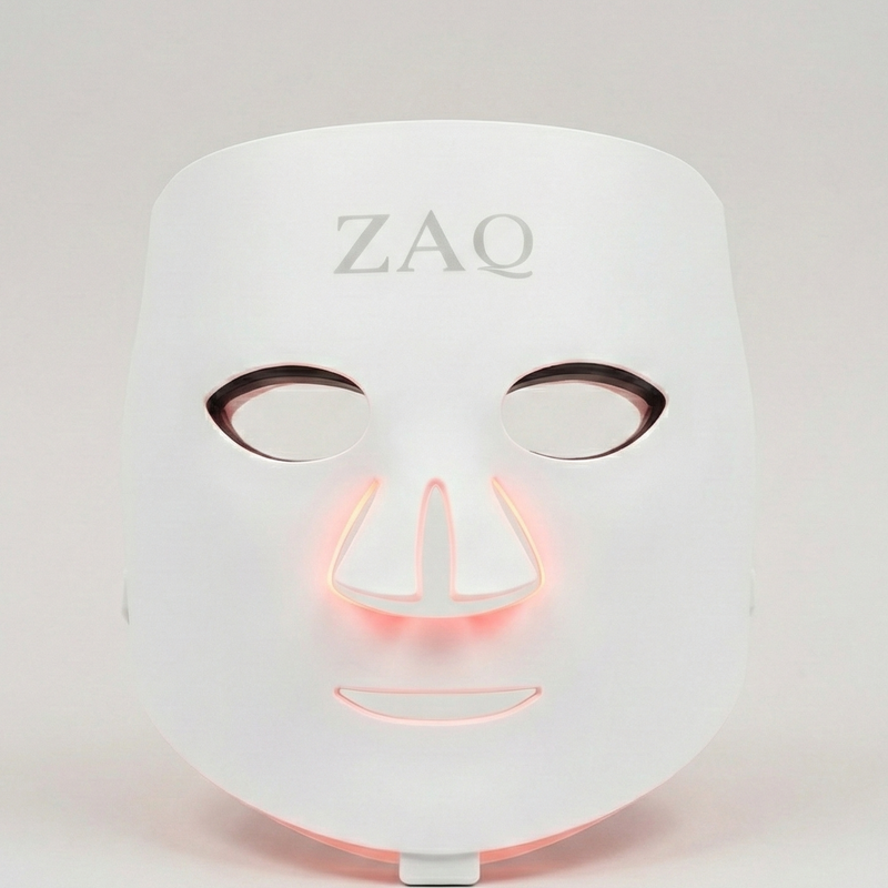 ZAQ Skin & Body Noor 2.0 Pro Light Face Mask: 1072nm Deep Infrared, Red & Blue Light (2026) Light Gray