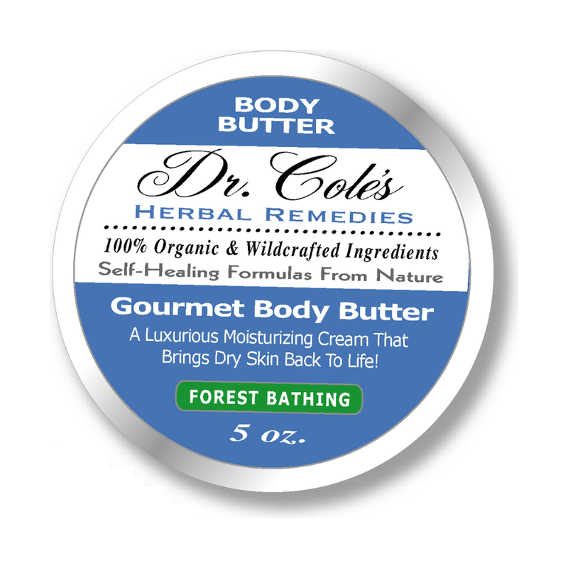 COLEHERBALS 36 - Dr. Cole's Gourmet Body Butter - FOREST BATHING Herbal