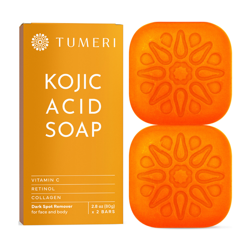 TUMERI Turmeric Kojic Acid Soap - Face and Body Health & Beauty