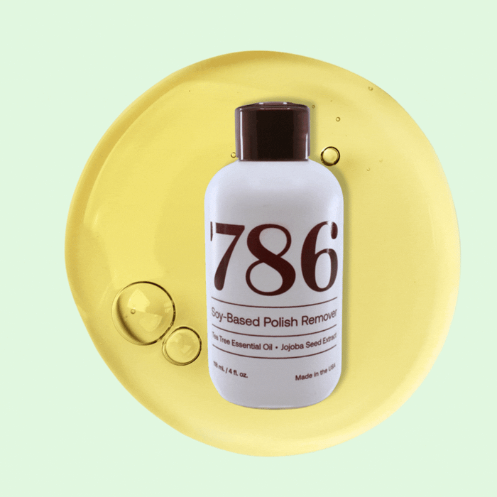 786 Cosmetics Soy Nail Polish Remover With Jojoba Seed & Tea Tree Oil