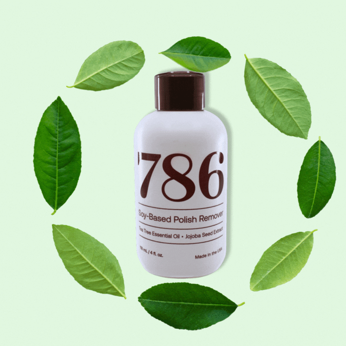 786 Cosmetics Soy Nail Polish Remover With Jojoba Seed & Tea Tree Oil