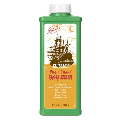 Clubman Pinaud Clubman Bay Rum Talc 9oz Body Powder White Smoke
