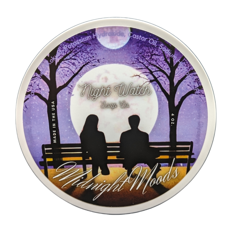 Night Watch Soap Company Midnight Moods Shave Soap