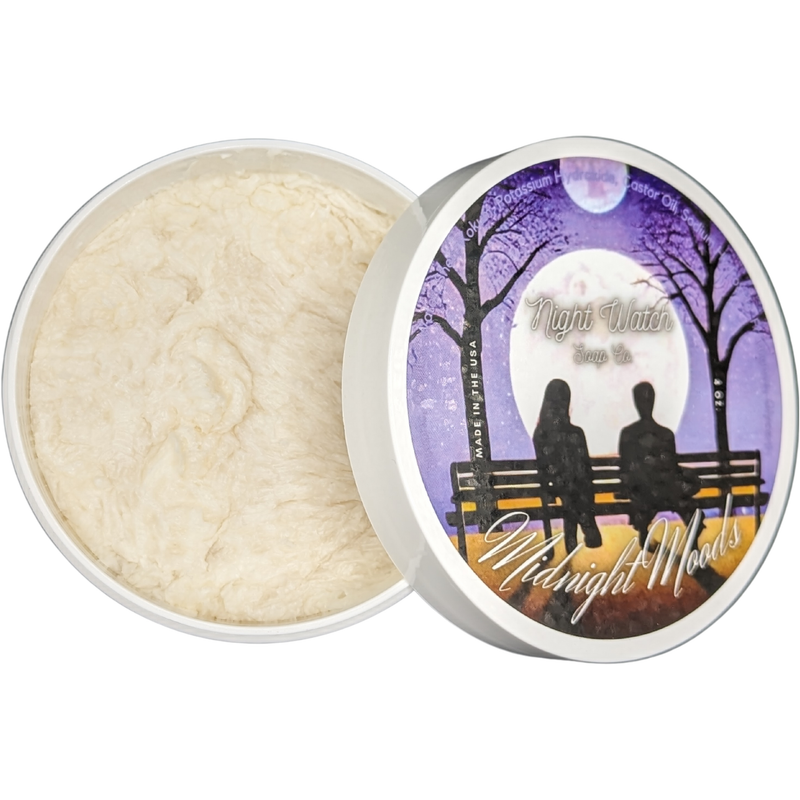 Night Watch Soap Company Midnight Moods Shave Soap