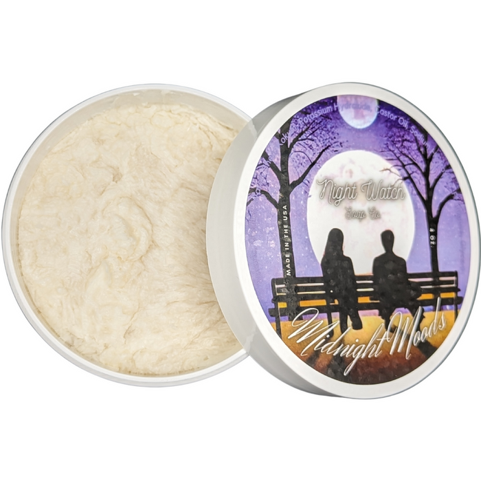 Night Watch Soap Co. Midnight Moods Shaving Soap 4 Oz