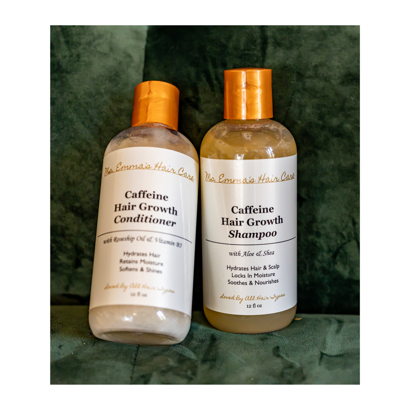 Ms. Emma's Hair Care 12 oz CAFFEINE HAIR GROWTH SHAMPOO AND CONDITIONER