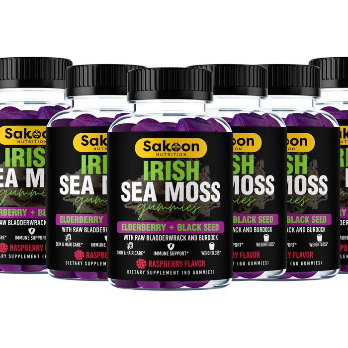 Sea Moss Gummies With Elderberry & Black Seed Oil