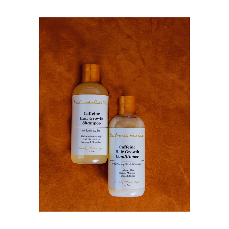 Ms. Emma's Hair Care 12 oz CAFFEINE HAIR GROWTH SHAMPOO AND CONDITIONER