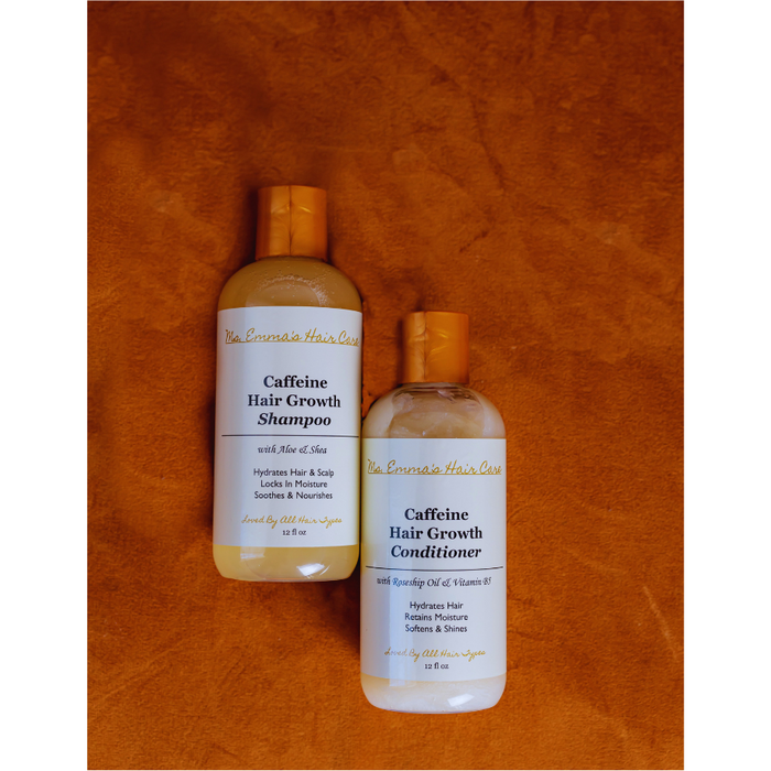 12 oz CAFFEINE HAIR GROWTH SHAMPOO AND CONDITIONER