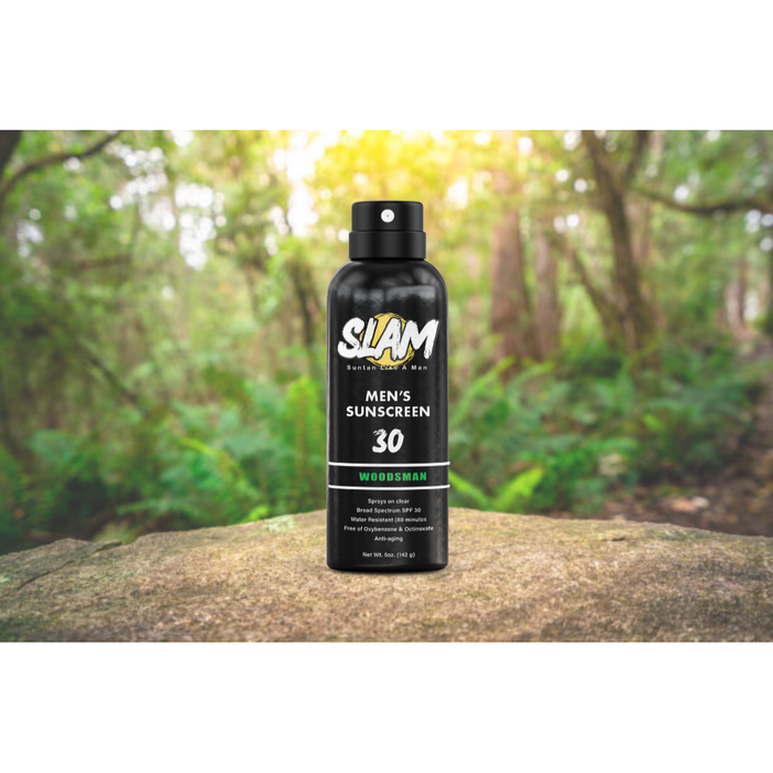 WoodsMan Spray 30 by Slam Sunscreen