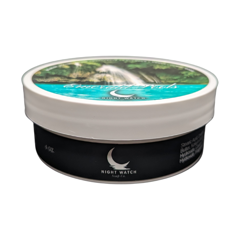 Night Watch Soap Company Emerald Pools Shave Soap