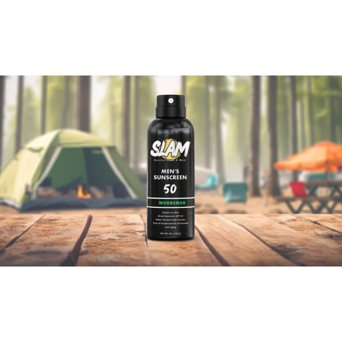 WoodsMan Spray 50 by Slam Sunscreen