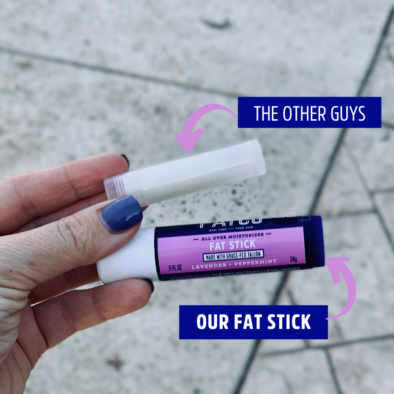 FATCO Skincare Products Fat Stick, Lavender + Peppermint, 0.5 Oz