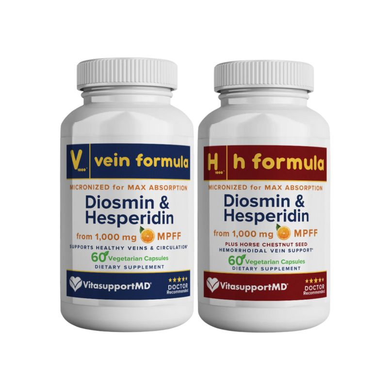 VitasupportMD Vein Formula & H Formula Bundle