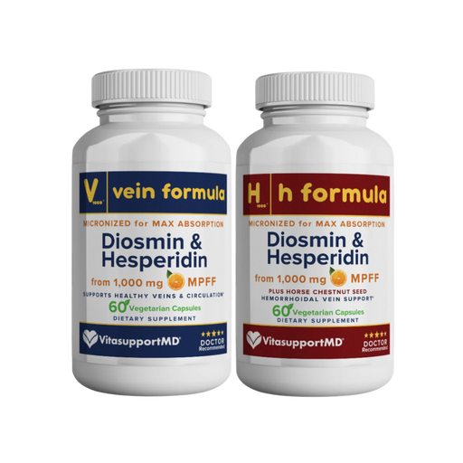 VitasupportMD Vein Formula & H Formula Bundle