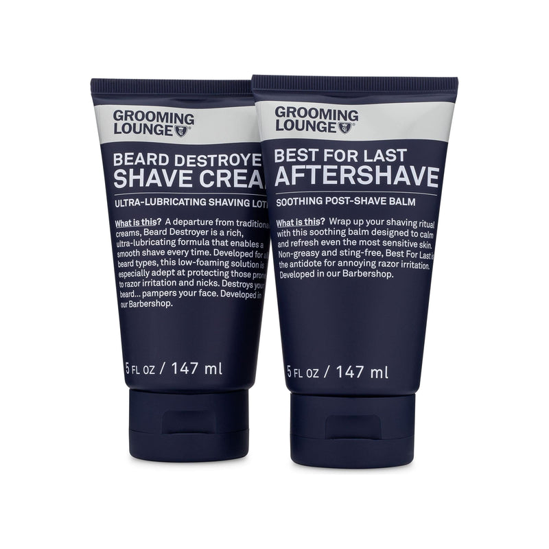 Grooming Lounge Grooming Lounge It Takes Two To Make A Shave Go Right Set (Save $8) Shaving Creams, Aftershaves