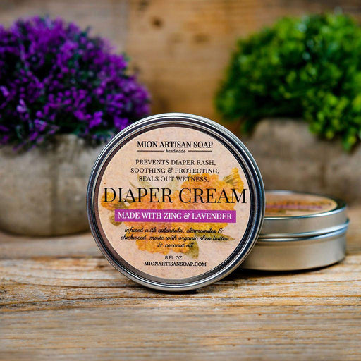 MION Artisan Soap Co. Diaper Cream | With Zinc and Lavender Essential Oil