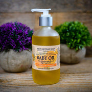 MION Artisan Soap Co. Calendula and Chamomile Baby Oil | Unscented| Light and Nourishing