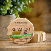 MION Artisan Soap Co. Shampoo Bar | Peppermint & Lavender | Apple Cider Vinegar | for oily hair
