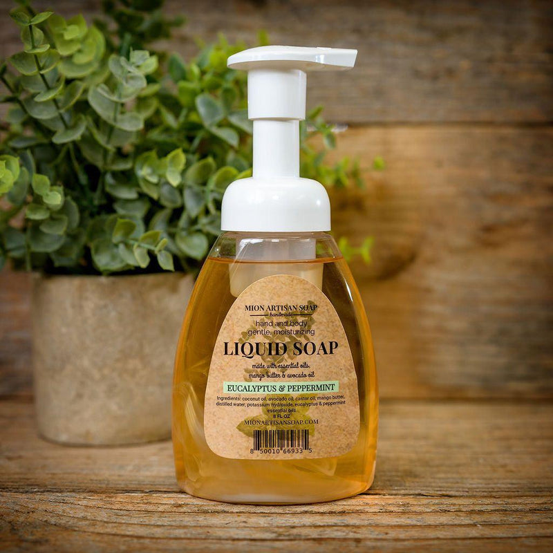 MION Artisan Soap Co. Liquid Soap | Luxurious Foam for Hands & Body