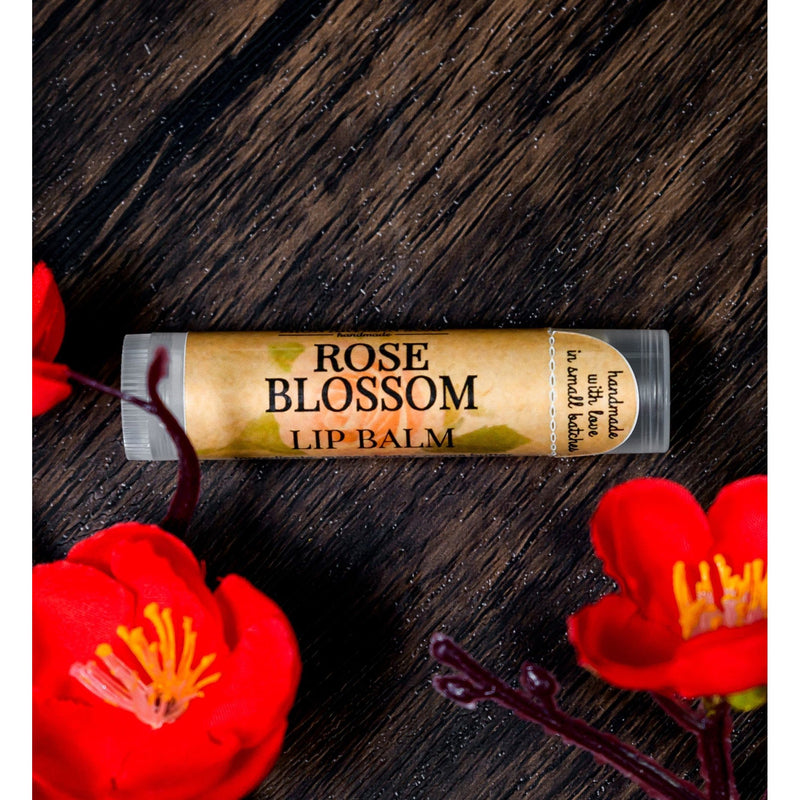 MION Artisan Soap Co. Lip Balm - Rose Blossom | Made with Cocoa and Mango Butter