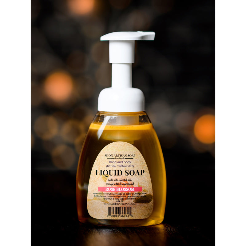 MION Artisan Soap Co. Liquid Soap | Rose Blossom