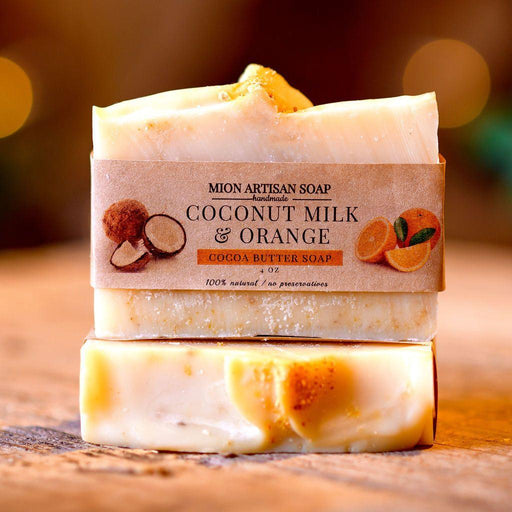MION Artisan Soap Co. Coconut Milk and Orange | Cocoa Butter Soap